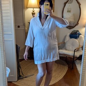 Linen Blend Lightweight Dress